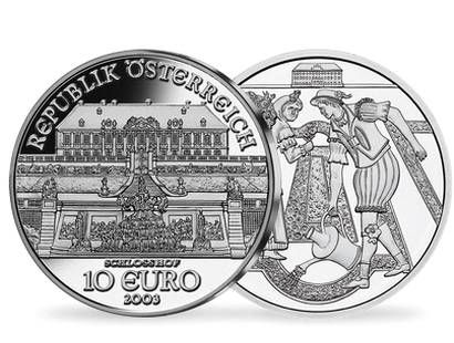 10-Euro-Silbermünze 2003 ''Schloss Hof''