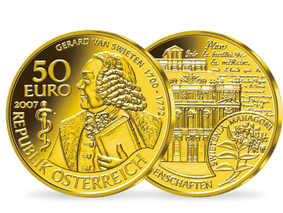 50-Euro-Goldmünze 2007 ''Gerard van Swieten''