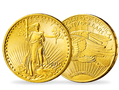 Die Goldmünze ''Walking Liberty'' der USA