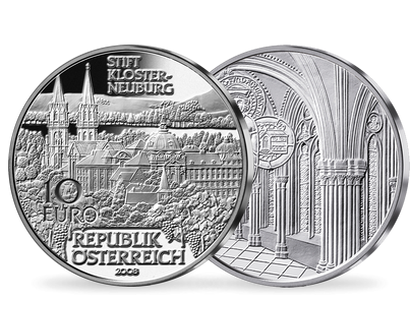 10-Euro-Silbermünze 2008 ''Stift Klosterneuburg''
