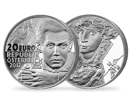 20-Euro-Silbermünze 2012 ''Egon Schiele''