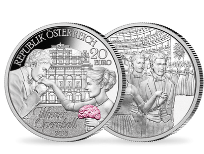 20-Euro-Silbermünze 2016 ''Wiener Opernball''
