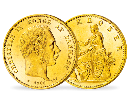 Die erste 20-Kronen-Goldmünze Dänemarks