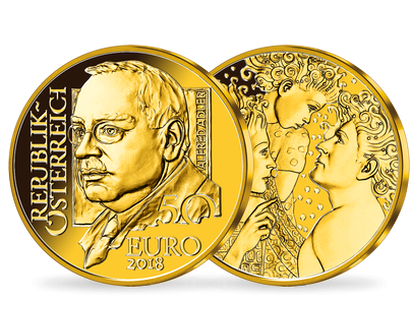 50-Euro-Gold-Gedenkmünze 2018 ''Alfred Adler''