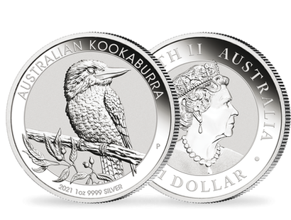 Australiens Anlagemünze "Kookaburra" 2021 aus 1 Unze Silber