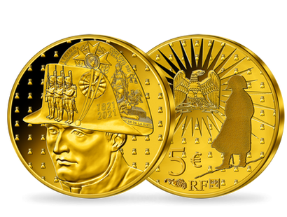 Frankreichs 5-Euro-Goldmünze ''Napoleon Bonaparte''