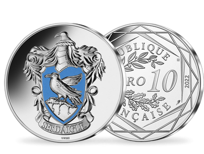 10-Euro-Silbermünze "Ravenclaw" aus Frankreich