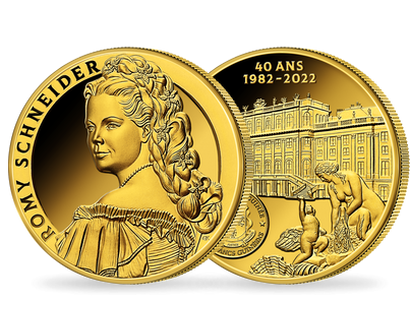 Gold-Gedenkmünze "Romy Schneider - De Greef Portrait Edition"