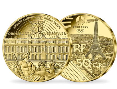 50-Euro-Goldmünze "Schloss Versailles" aus Frankreich 2023