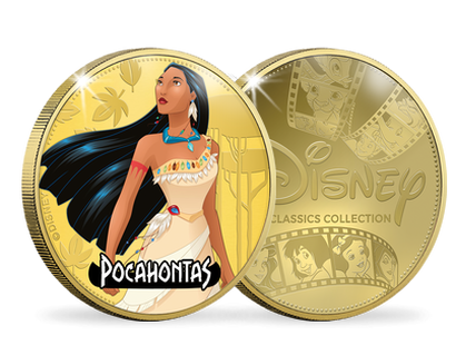 La frappe dorée à l'or pur Classiques Disney «Pocahontas» 
