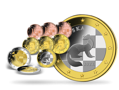 Kroatien Euro-Kursmünzensatz 2023