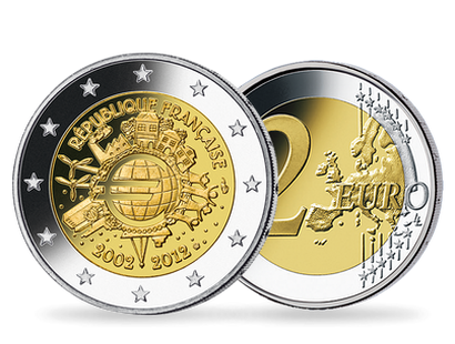 Frankreich 2012: 10 Jahre Euro-Bargeld