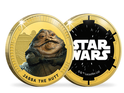 Frappe dorée à l'or pur «Jabba the Hutt»