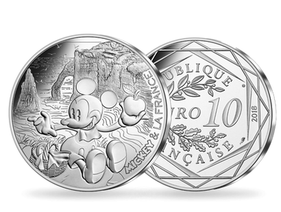 La monnaie de 10 Euros Argent Mickey "Pique-Nique Normand" 2018