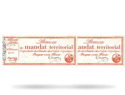 100 Francs "Promesse de mandat territorial"