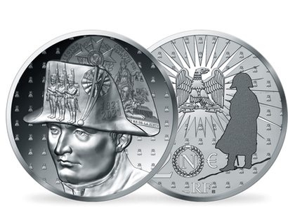 Monnaie officielle de 20 Euros en argent pur «Napoléon Bonaparte» 2021
