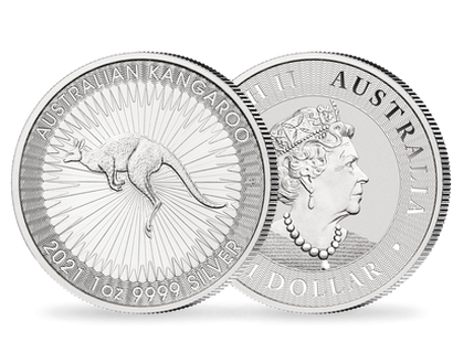 Monnaie en argent le plus pur « Kangourou » Australie 2021