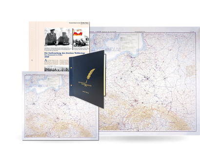 Landkarte aus dem Hauptquartier Hitlers