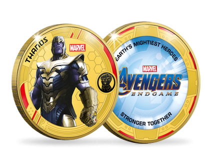 Frappe dorée à l'or pur «Marvel Endgame: Thanos»