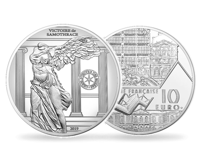 La monnaie de 10 Euros argent « La Victoire de Samothrace 2019 » 