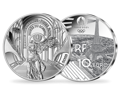 Monnaie en argent PARIS 2024 - Musée du Louvre