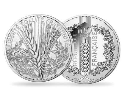Monnaie en argent 100 Euros « Épi de blé » 2022