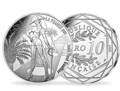 Monnaie de 10 Euros argent Jean Paul Gaultier «La Corse, Corsica» 2017