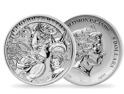 Légendes et mythes- Monnaie Le Minotaure 2 onces