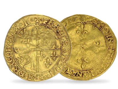 Monnaie ancienne Ecu d'Or François 1er au Dauphiné