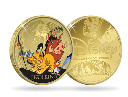 La frappe dorée à l'or pur Classiques Disney « Le Roi Lion » 