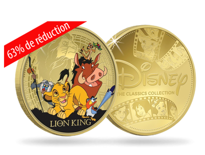 La frappe dorée à l'or pur Classiques Disney « Le Roi Lion » 