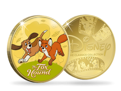La frappe dorée à l'or pur Classiques Disney «Rox et Rouky»