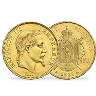 Bild: Monnaie de 100 Francs en or massif «Napoléon III Tête Laurée»