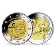 Bild: Monnaie de 2 Euros «10 ans de l'Union monétaire» France 2009 