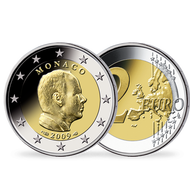 Bild: Monnaie de 2 Euros «Prince Albert II» Monaco 2009