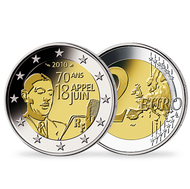 Bild: Monnaie de 2 Euros « Appel du 18 juin » France 2010