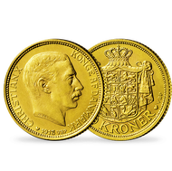 Bild: Une authentique monnaie en or 10 couronnes Christian X