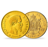 Bild: Monnaie de 100 Francs en or massif «Napoléon III Tête Nue»