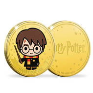 Bild: Frappe dorée à l'or pur «Harry Potter™ - Chibi» 