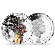 Bild: Monnaie officielle argentée et colorisée «Harry Potter - Dobby» 2020