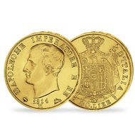 Bild: Monnaie ancienne en or massif "40 Lires - Napoléon Ier"