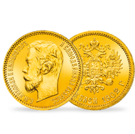 Bild: Monnaie de 5 Roubles en or massif «Nicolas II»