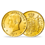 Bild: Monnaie ancienne en or massif "20 Lires Napoléon Ier"