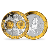 Bild: Première frappe en hommage à l'Euro en cuivre argenté: «Monaco»