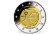 Monnaie de 2 Euros «10 ans de l'Union monétaire» Chypre 2009