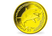 Monnaie en titane massif « Requin Citron »