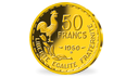 Réplique de la monnaie en Or «50 Francs Guiraud»