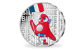 NOUVEAUTÉ: Monnaie de 50 Euros en argent massif colorisée «Paris 2024 - Mascotte Drapeau» 2023