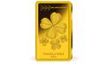 Gold-Geschenkbarren "Kleeblatt" ohne Karte