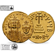 Bild: Monnaie byzantine en Or «Solidus Constans II & Constantin IV»